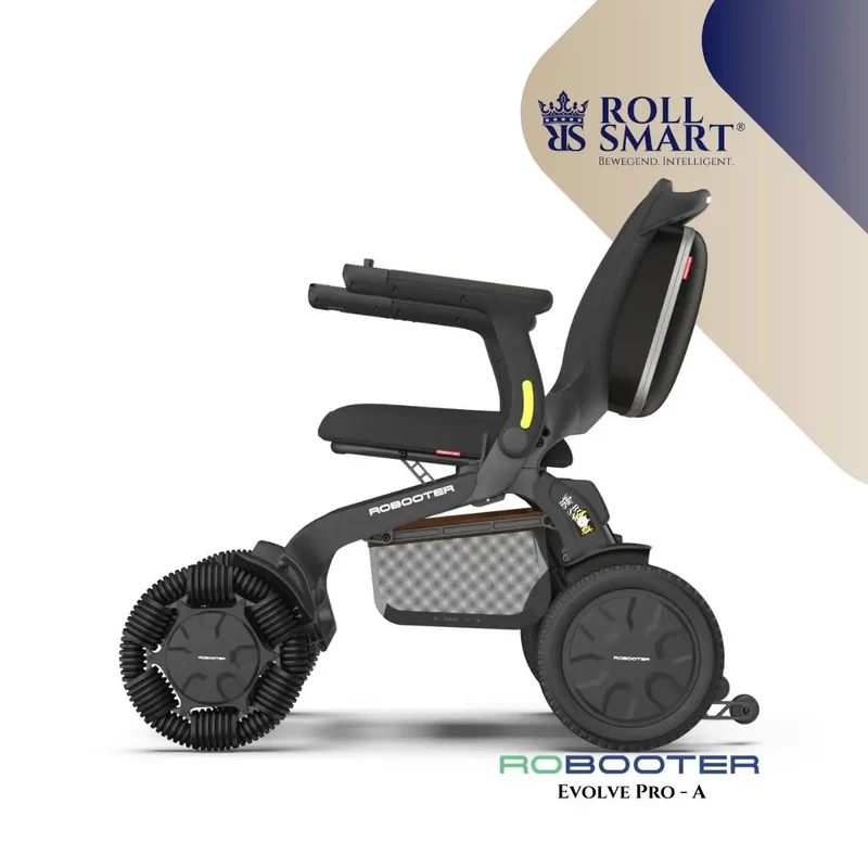 Roll smart robooter evolve pro-a, elektro-falt-rollstuhl,