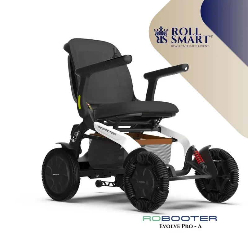 Roll smart robooter evolve pro-a, elektro-falt-rollstuhl,