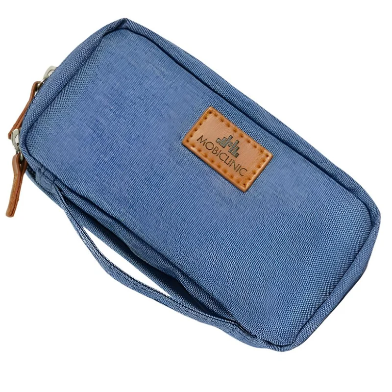Diabetikertasche | Exklusives blaues Design | Dia's | Mobiclinic