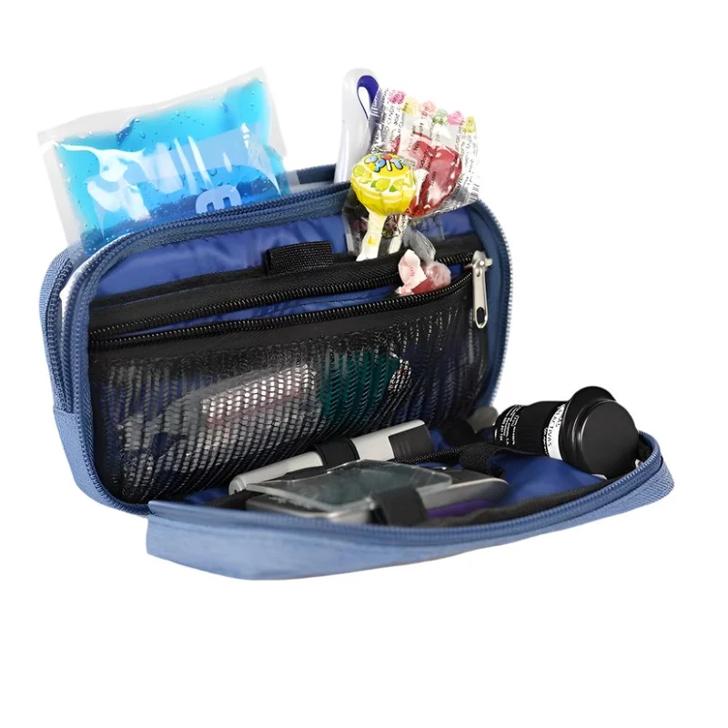 Diabetikertasche | Exklusives blaues Design | Dia's | Mobiclinic