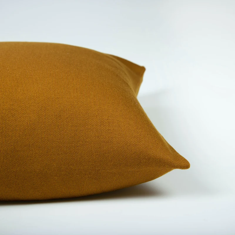Kissenhülle 60x60cm uni, caramel