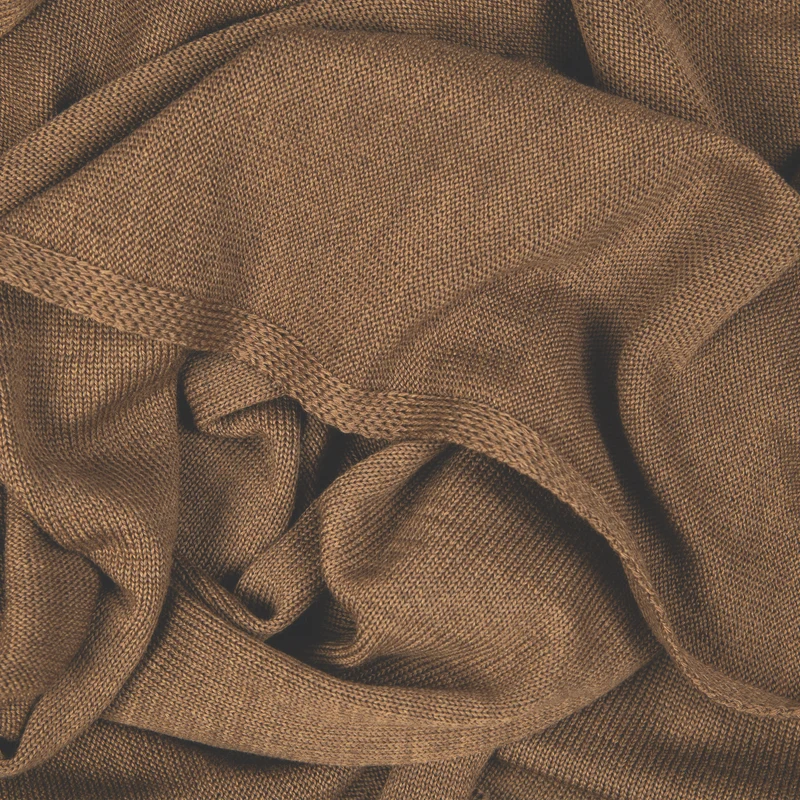 Decke 140x180cm RL uni, hellbraun