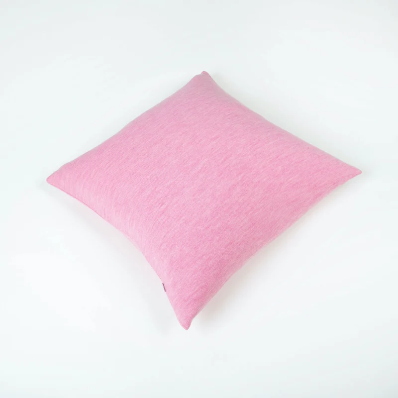 Kissenhülle 60x60cm uni, rosa meliert