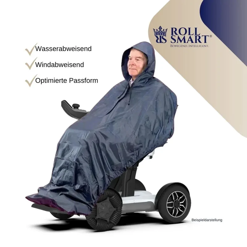 Der ultimative regenponcho für rollstuhlfahrer regenschutz