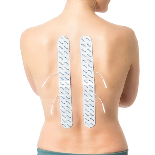 Elektrodenset (oberer Rücken) - 5 Stück - passend zu axion, Prorelax, Promed - 2mm Steckanschluss