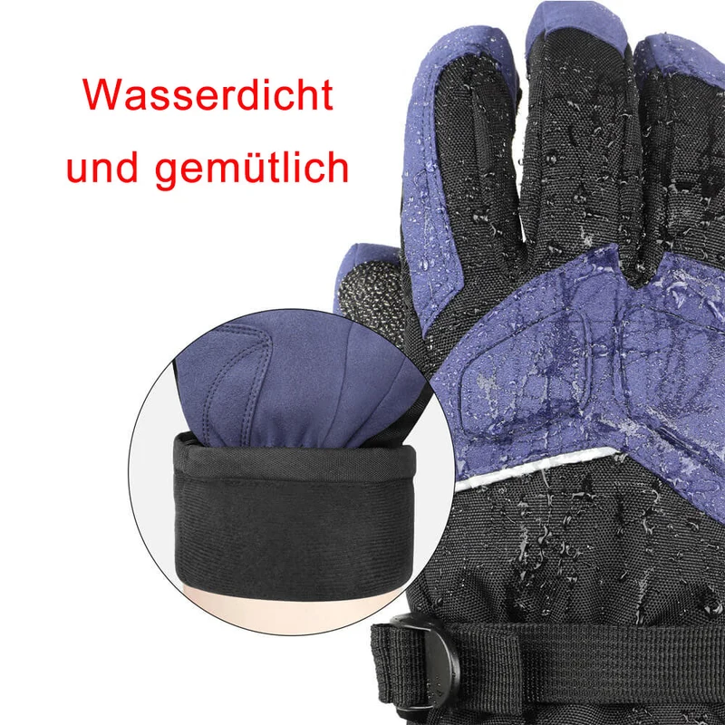 Savior Winter beheizte Arbeitshandschuhe — Kevlar-Griff, stoßfest, touchscreen-tauglich, wasserabweisend