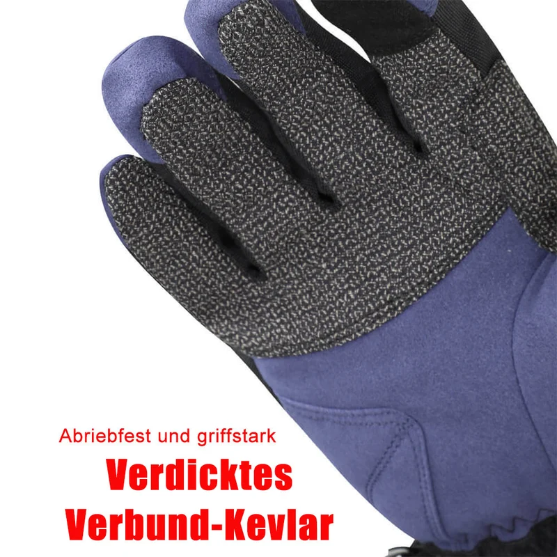 Savior Winter beheizte Arbeitshandschuhe — Kevlar-Griff, stoßfest, touchscreen-tauglich, wasserabweisend