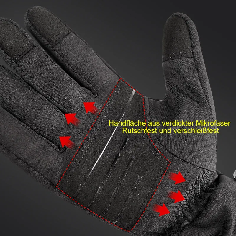 Savior Dünne Beheizbare Handschuhe für Damen & Herren – Leichte Elektrische Handwärmer mit finger touchscreen funktion