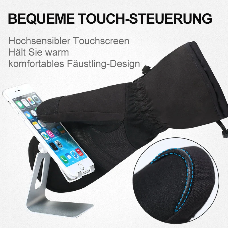 Savior Beheizte Fäustlinge für Ski