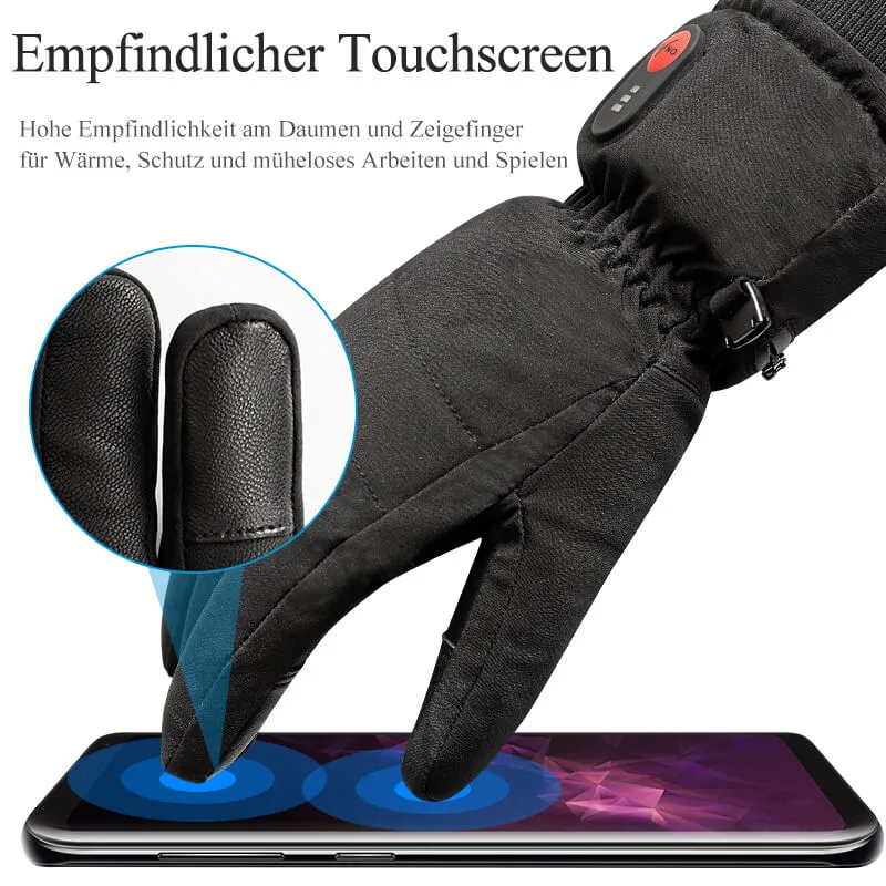 Keepwarming Touchscreen Wear Resistant Spritzwassergeschützt Beheizte Handschuhe