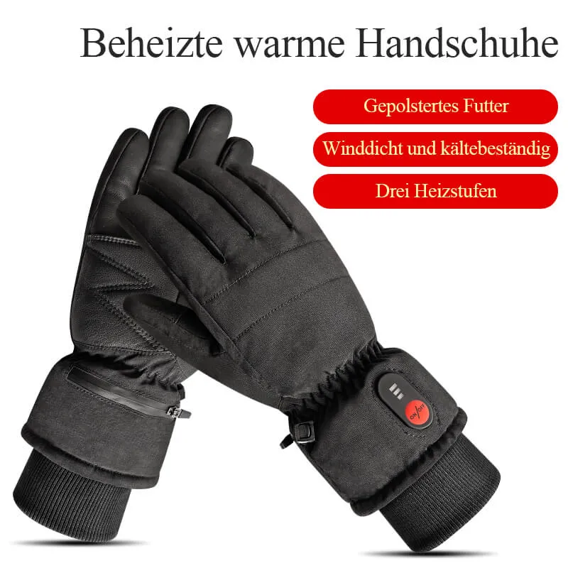 Keepwarming Touchscreen Wear Resistant Spritzwassergeschützt Beheizte Handschuhe