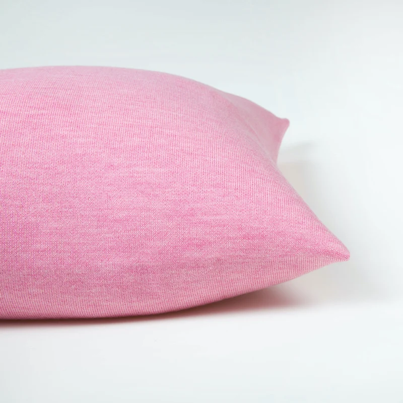 Kissenhülle 50x50cm uni, rosa meliert