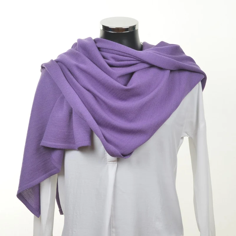 Schal unisex, 70x200cm, lila
