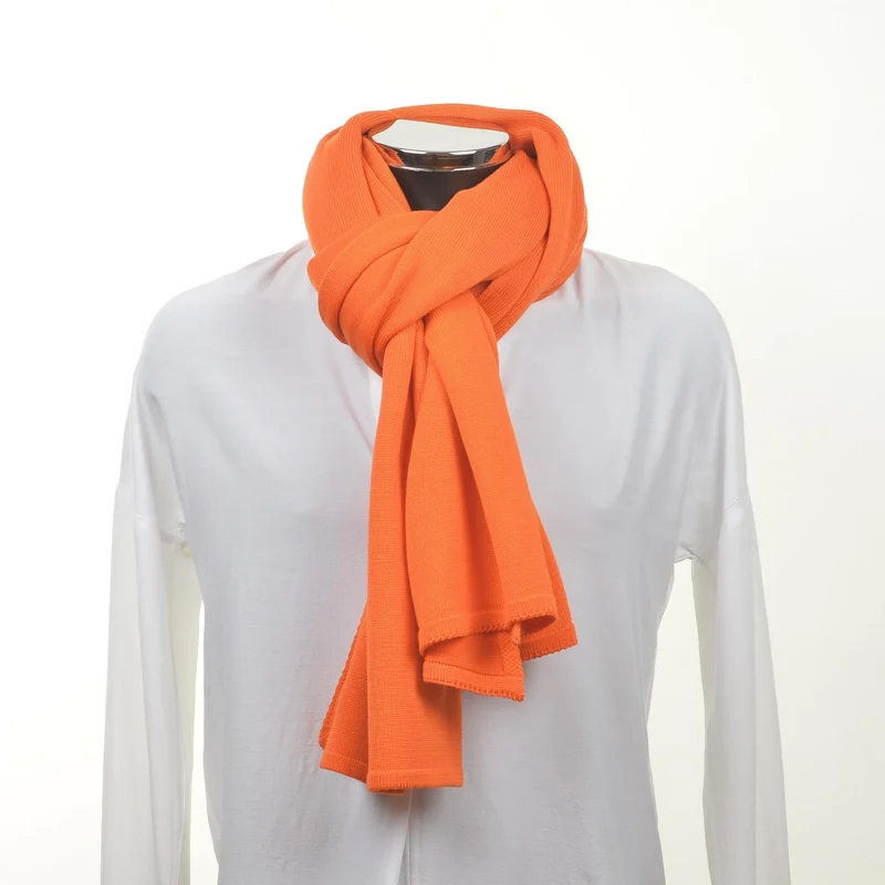 Schal unisex, 70x200cm, orange