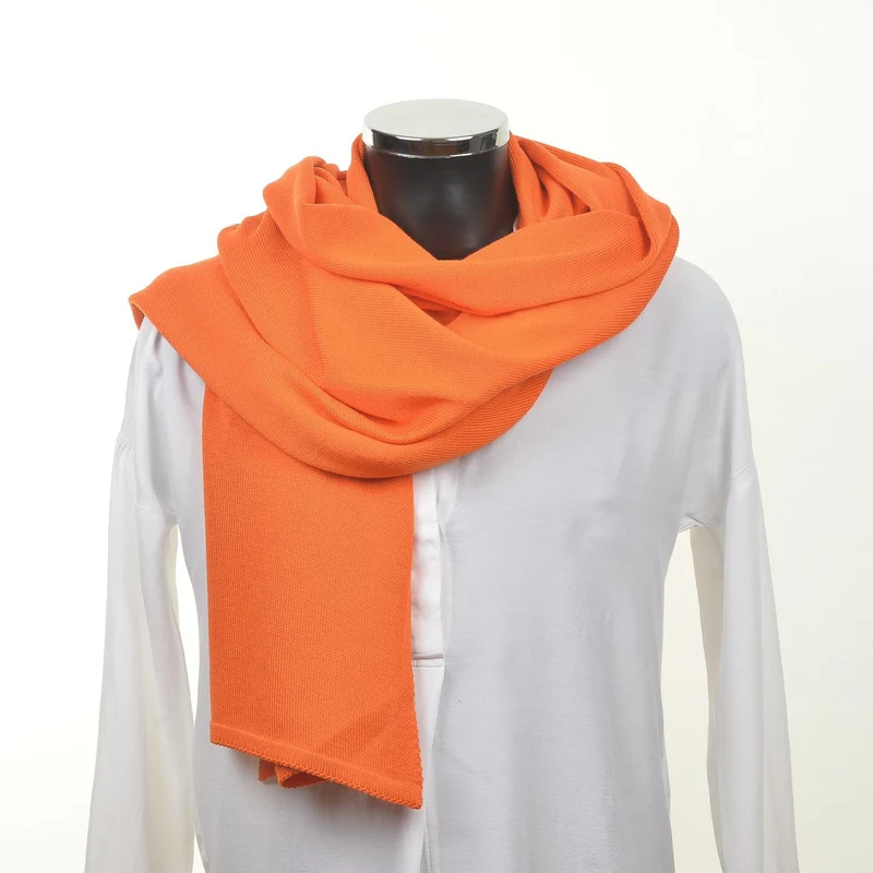 Schal unisex, 70x200cm, orange
