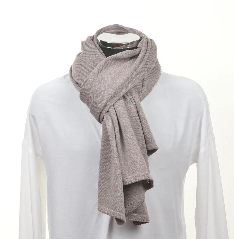 Schal unisex, 70x200cm, beige