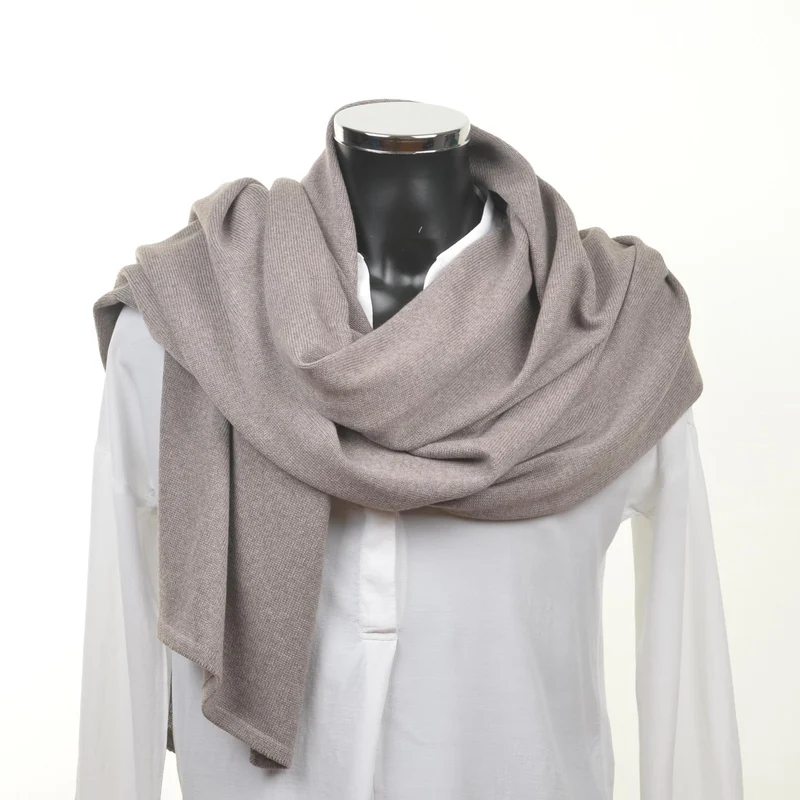 Schal unisex, 70x200cm, beige