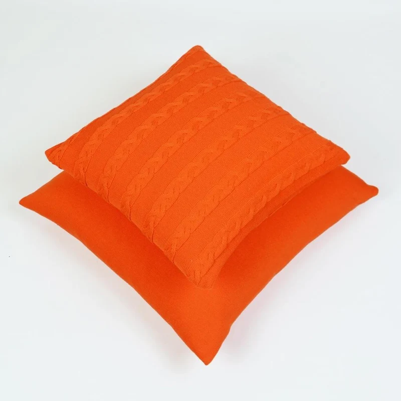 Kissenhülle 50x50cm uni, orange