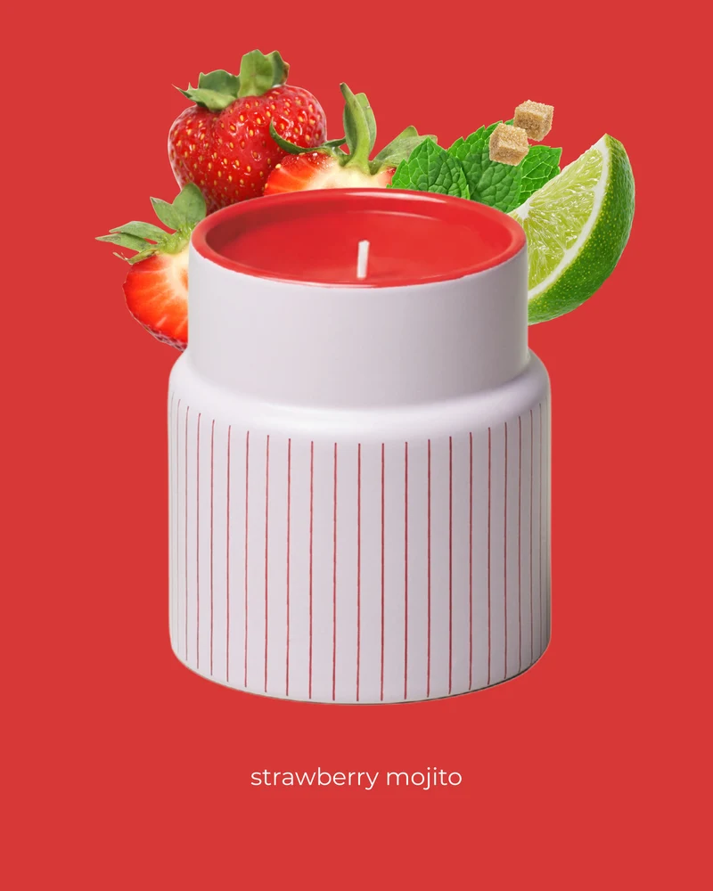 GOOD MOOD Duftkerze - strawberry mojito