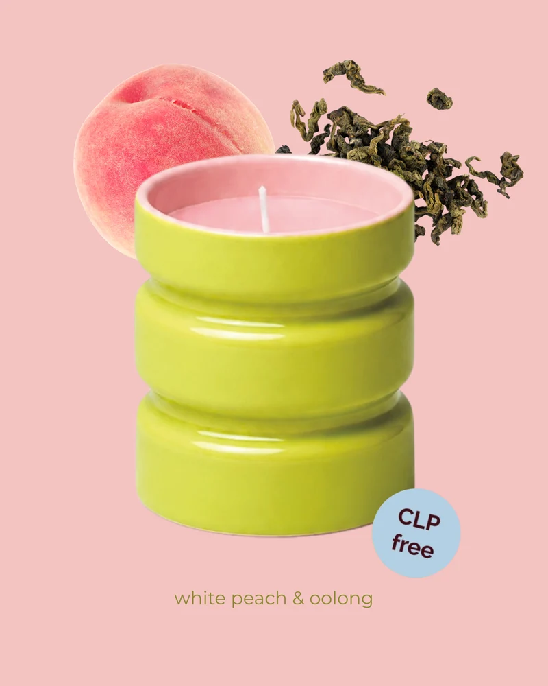 GOOD MOOD Duftkerze - white peach & oolong