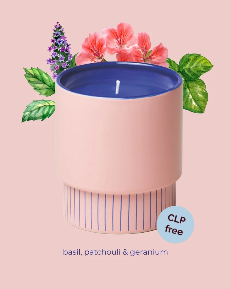 GOOD MOOD Duftkerze - basil, patchoulli & geranium