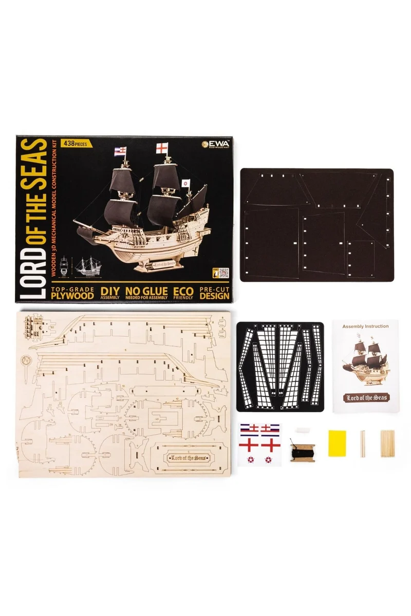 3D-Holzpuzzle, Segelschiff Lord of the Seas