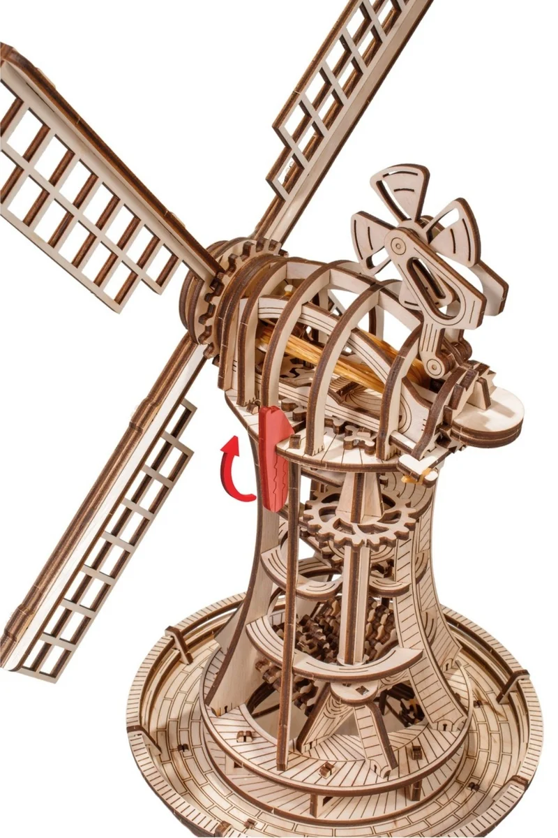 3D-Holzpuzzle, Mechanische Windmühle