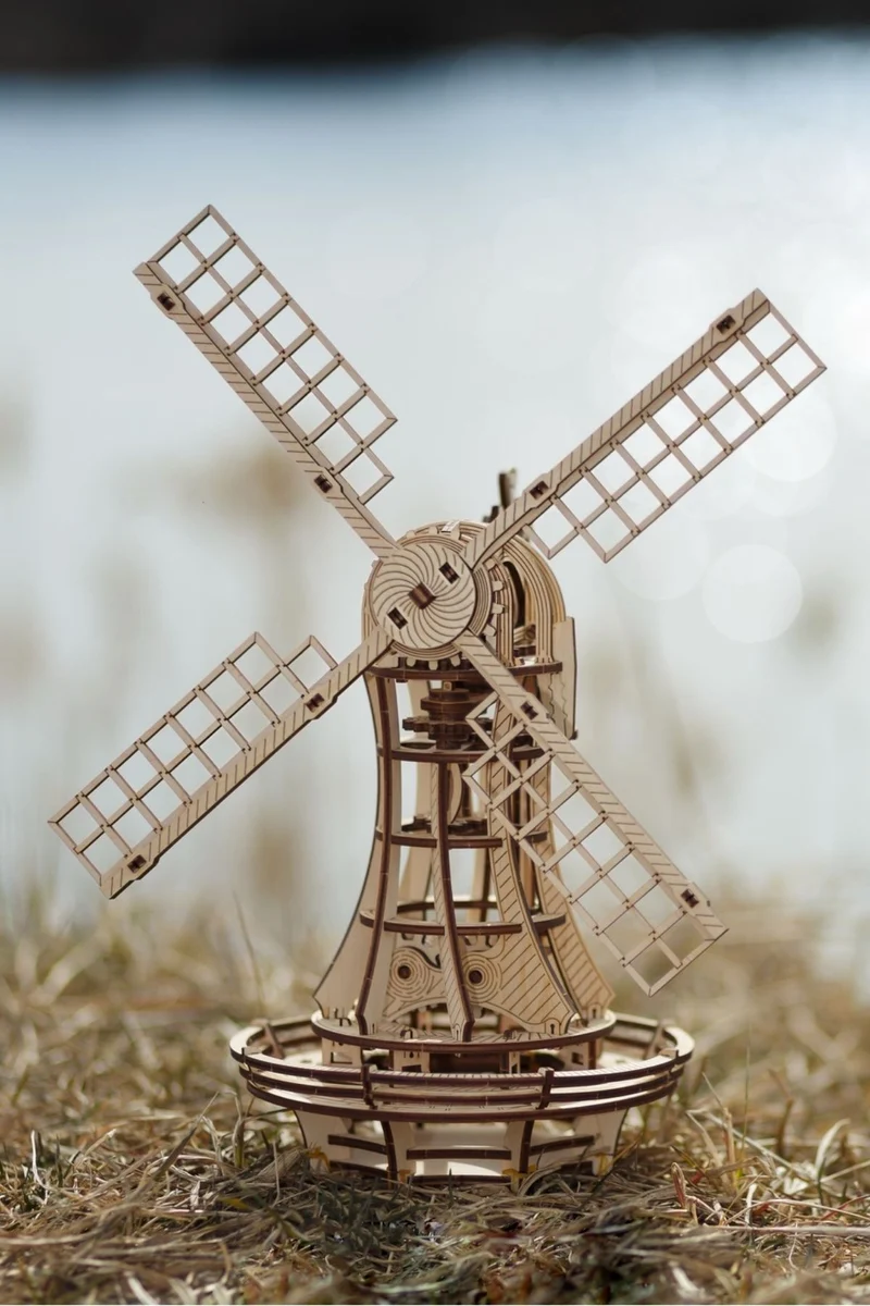3D-Holzpuzzle, Mechanische Windmühle