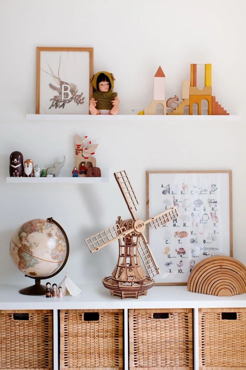 3D-Holzpuzzle, Mechanische Windmühle