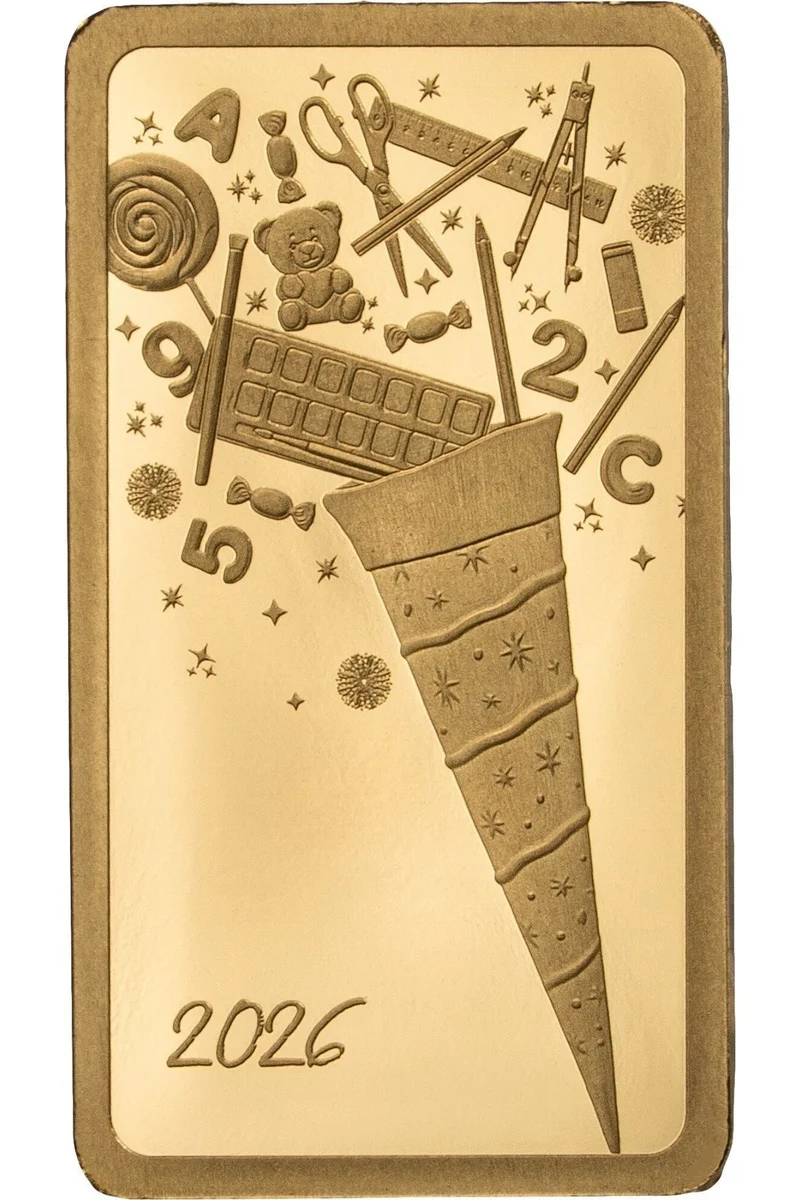 Goldbarren Schultüte