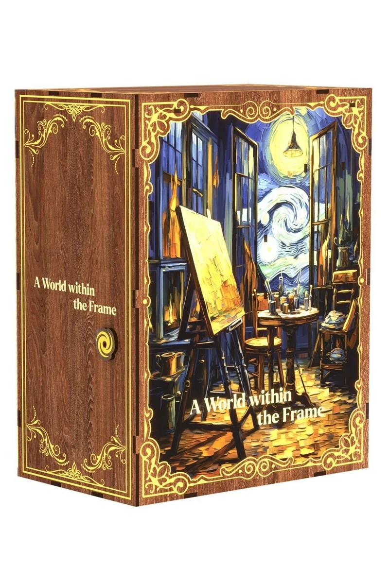 Diorama mit Puzzle, Van Gogh