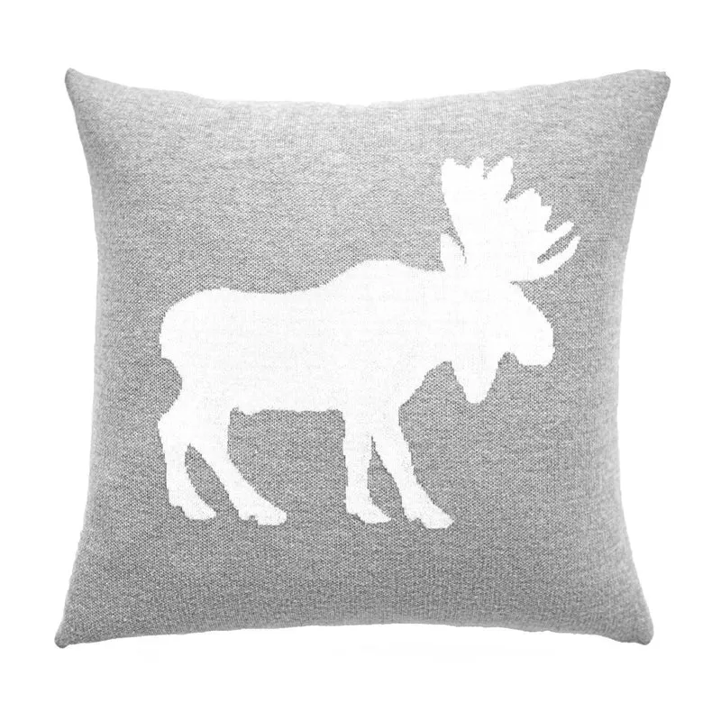 Kissenhülle 50x50cm Elk, grau