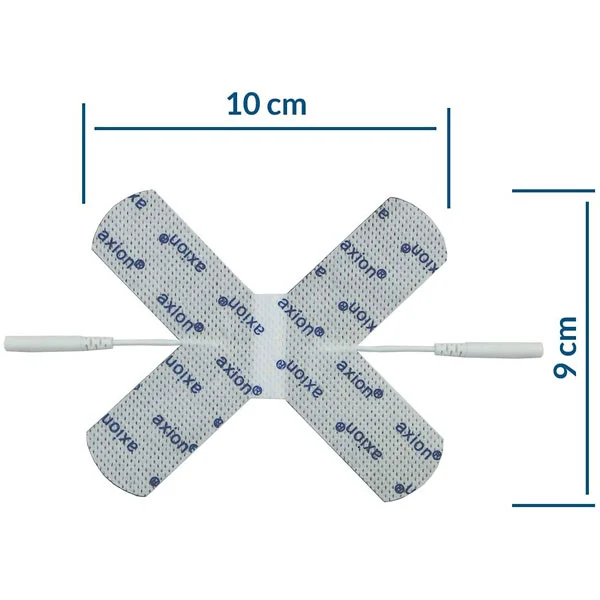 Gelenk-Elektrode - 2 Stück - passend zu axion, Prorelax, Promed, Auvon - 2mm Steckanschluss