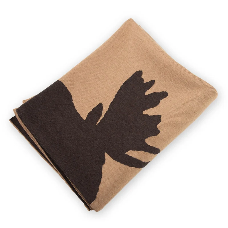 Decke 140x180cm Elk, camel