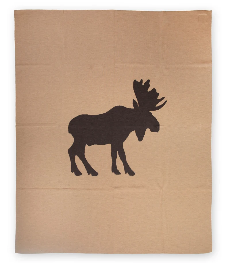 Decke 140x180cm Elk, camel