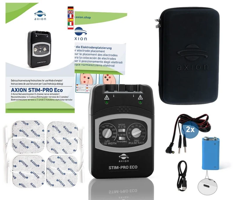 STIM-PRO Eco Akku-Bundle inklusive 9V Akku und Nacken Elektrode