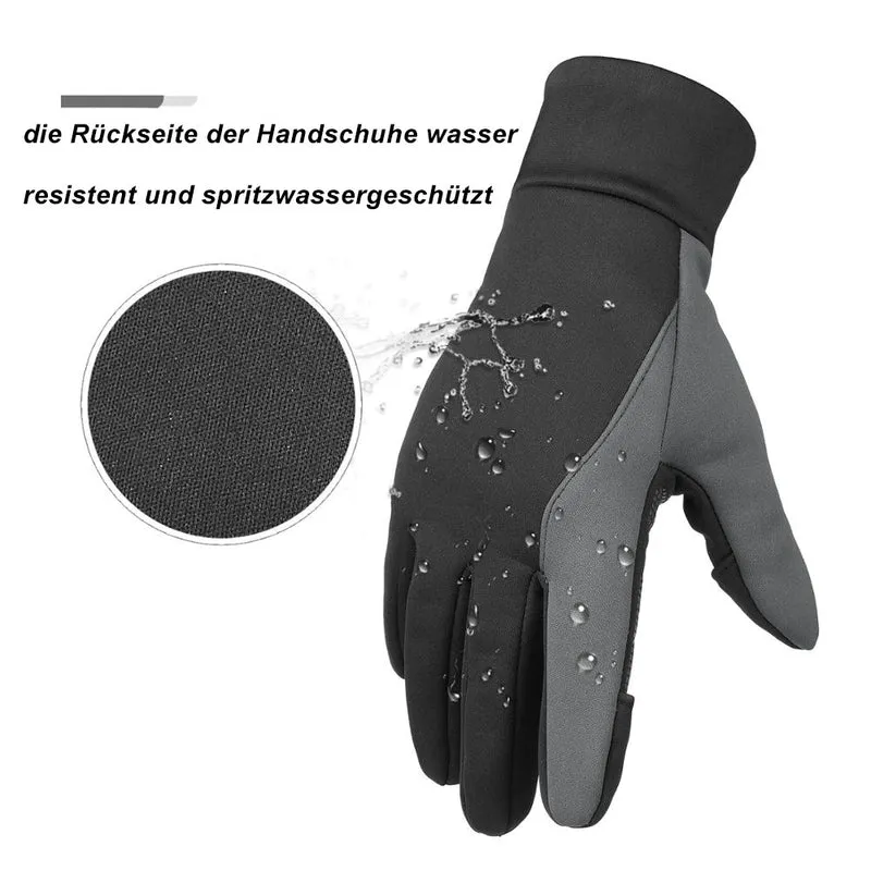 OZERO Winter Angelhandschuhe & Fahrradhandschuhe – Wasserdicht, Winddicht & Touchscreen