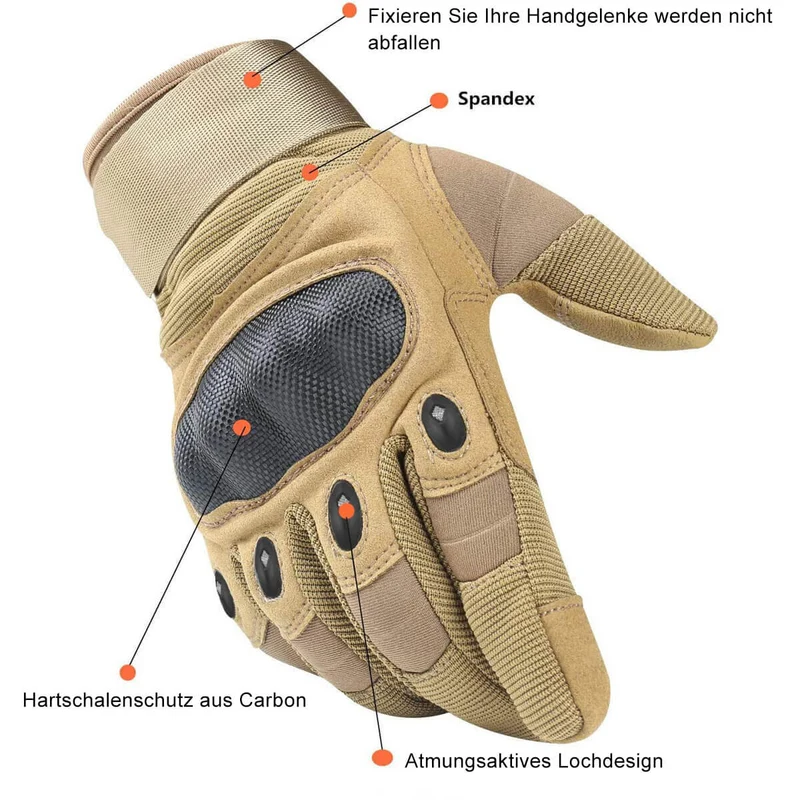 OZERO Militärische Taktische Handschuhe | Touch Screen Jagd Schießen Handschuhe