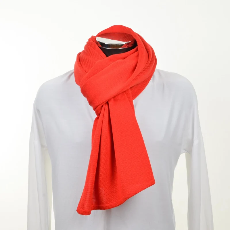 Schal unisex, 70x200cm, rot