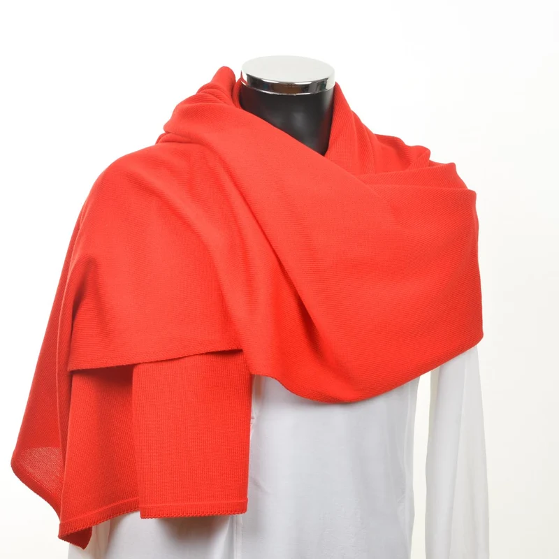 Schal unisex, 70x200cm, rot