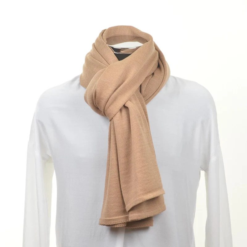 Schal unisex, 70x200cm, camel
