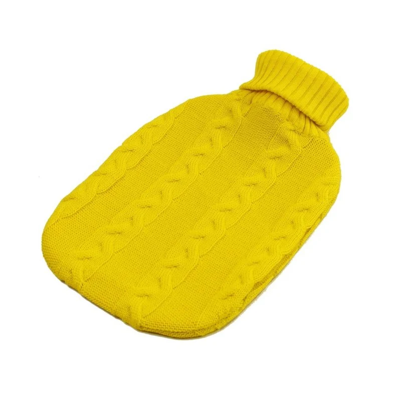 Wärmflasche Zopf, gelb