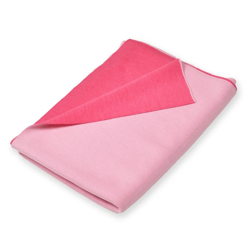 Decke 140x180cm Doubleface, rosa/magenta