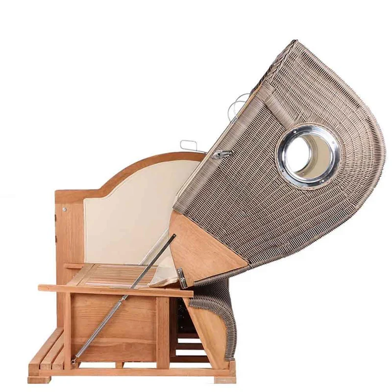 Strandkorb Düne Teak 2-Sitzer