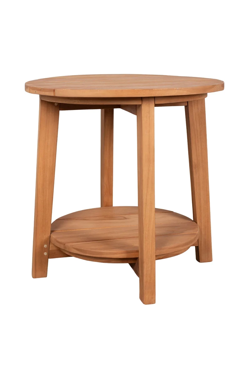 Beistelltisch Milton, rund, Teak