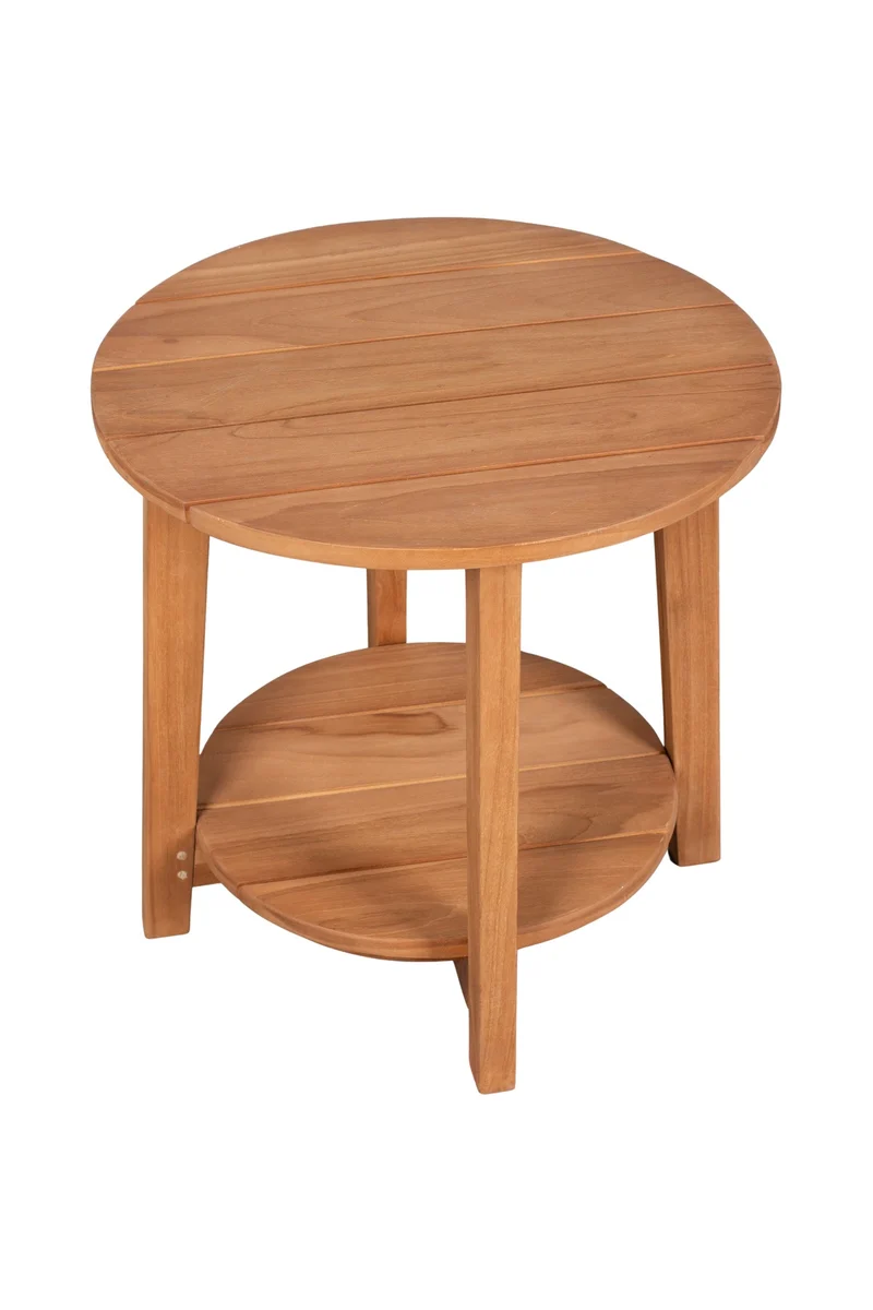 Beistelltisch Milton, rund, Teak