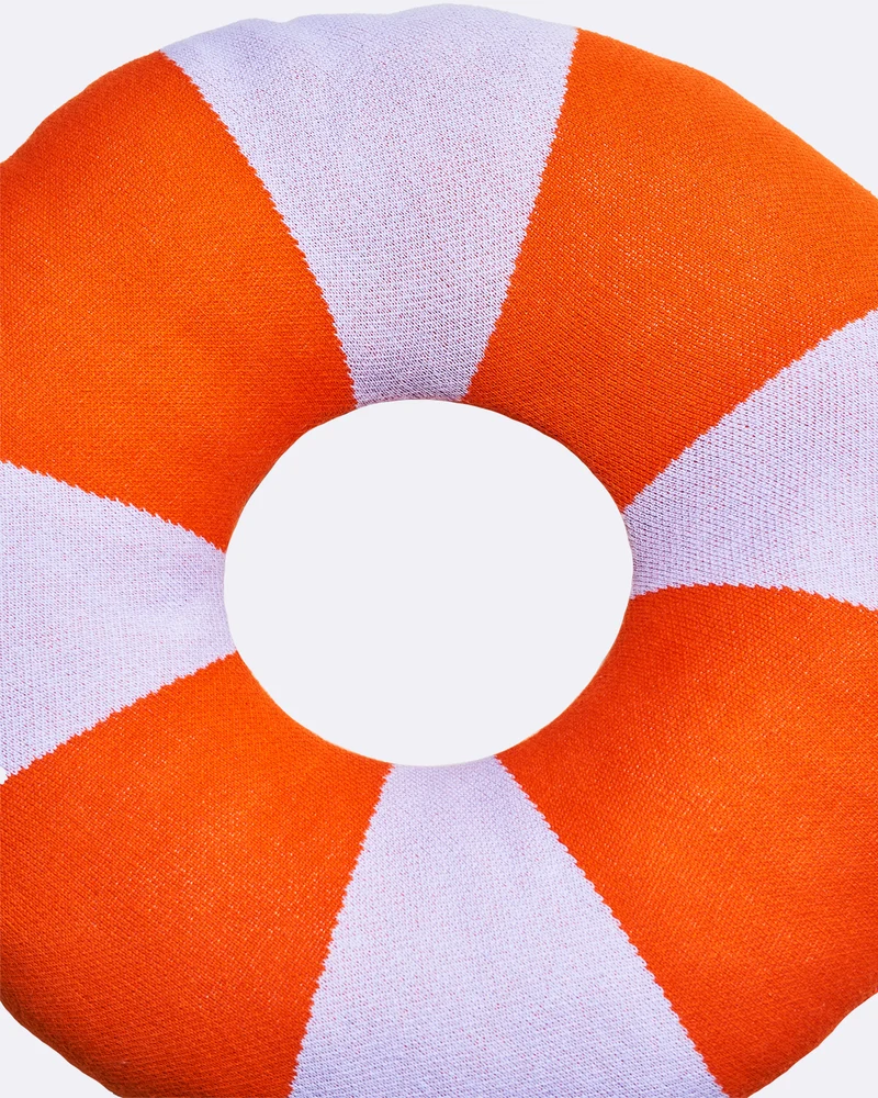 Kissen Donut Orange