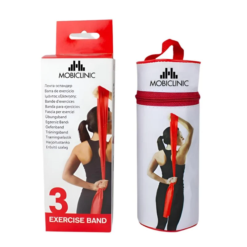 Fitnessband | Gummi | Rot | Mobiclinic
