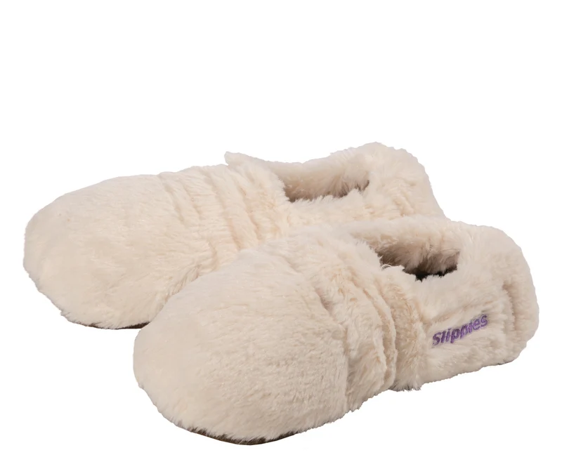 Hausschuhe Slippies® Deluxe creme Plush, Gr. 36-40