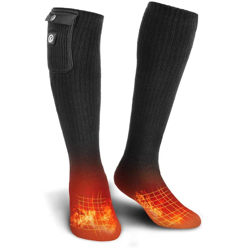 Savior Beheizbare Socken mit 7,4V Akku – Wiederaufladbare Heizsocken für Damen & Herren
